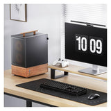 Jonsbo T7 PC-Gehäuse, Midi-Tower, mATX, Tempered Glass - schwarz (mATX, Mini-ITX)