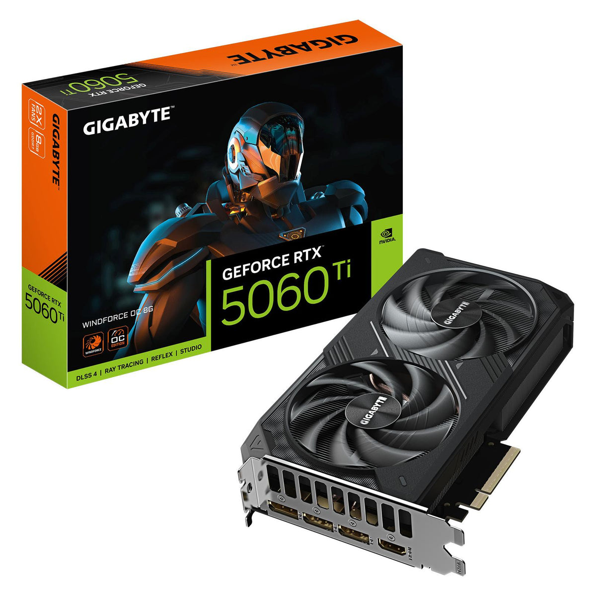 Gigabyte GeForce RTX 5060 Ti WINDFORCE OC (8 Go, GDDR7)