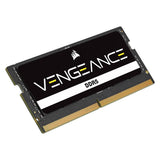 Corsair DDR5, 5200MT/s 64Go 2x32Go SODIMM, Unbuffered, 44-44-44-84, Black PCB, Std PMIC, 1.1V, VENGEANCE DDR (2 x 32GB, 5200 MHz, RAM DDR5, SO-DIMM)