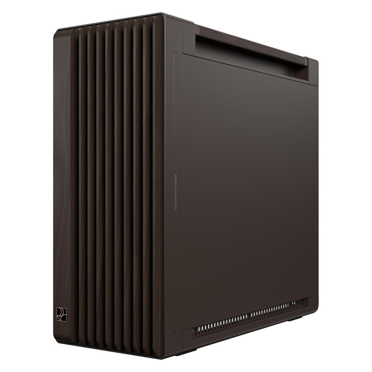ASUS case PROART PA602 WALNUT WOOD RETRO TG, Mid Tower, průhledná bočnice, hnědá (ATX, DTX, mATX, Mini-DTX, Mini-ITX)