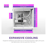 NZXT H9 Flow (2025) (ATX, E-ATX, mATX, Mini-ITX)
