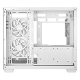 Deepcool " CG330 3F WH Micro ATX Mini Tower White" (mATX, Mini-ITX)