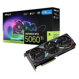 PNY GeForce RTX 5060 Ti Epic-X RGB Overclocked Triple Fan (16 Go, GDDR7)