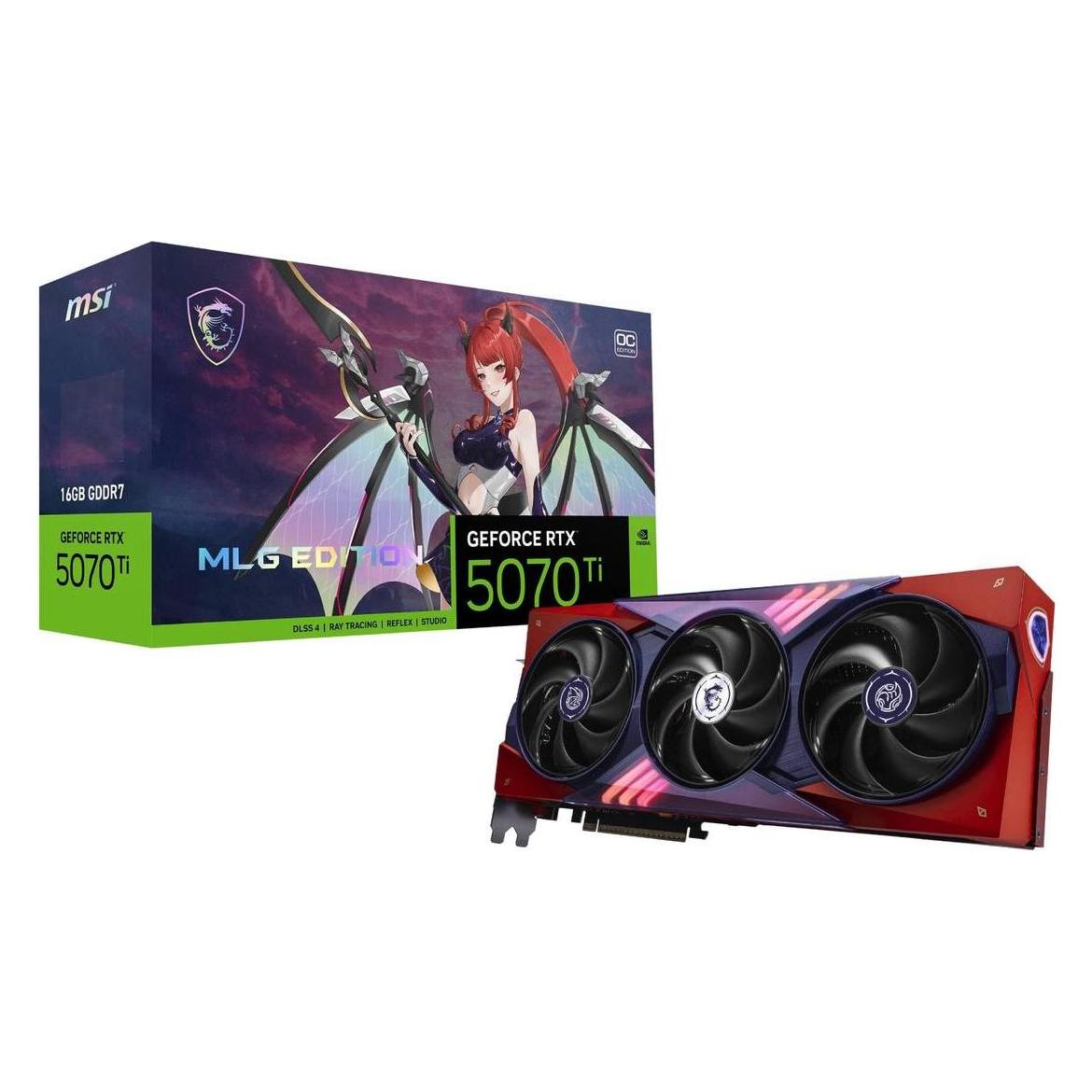 MSI GeForce RTX 5070 Ti MLG Edition OC (16 Go, GDDR7)