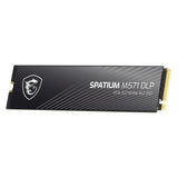 MSI SSD 4TB Spatium M571 (M.2 2280) PCIe Gen5 x4 NVMe (4000 Go, M.2, M.2 2280)