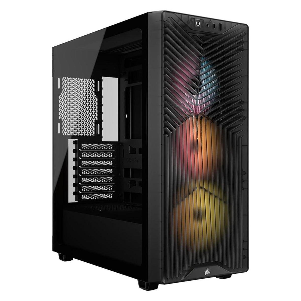 Corsair 3200D RS ARGB Mid-Tower Performance Case, Smoke (ATX, mATX, Mini-ITX)