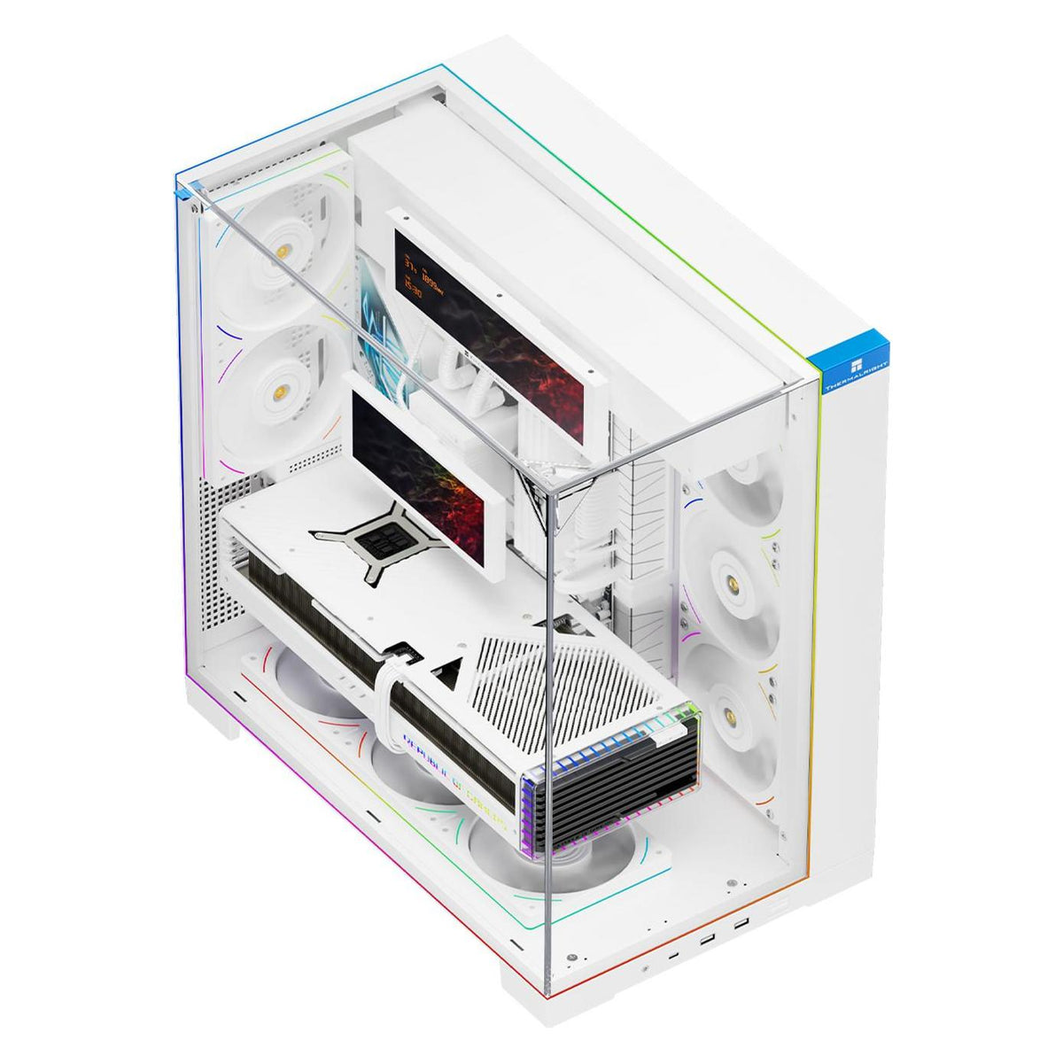Thermalright Obudowa A70 Vision biała ARGB (ATX, mATX, Mini-ITX)