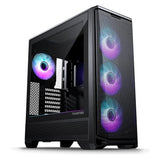 Phanteks Eclipse G400A Midi-Tower, Tempered Glass, D-RGB - schwarz (ATX, E-ATX, mATX, Mini-ITX)