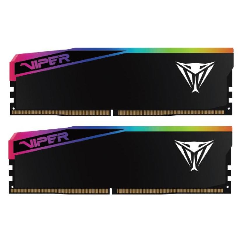 Patriot DDR5 PC6400 32 Go 2x16 Viper Elite 5 Ultra RGB CL32 (2 x 16GB, 6400 MHz, RAM DDR5, DIMM)