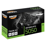 Inno3D RTX5050 Twin X2 8GB GDDR6 HDMI 3xDP (8 Go, GDDR6)