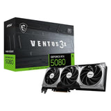 MSI RTX 5080 16G VENTUS 3X OC BLACK (16 Go, GDDR7)