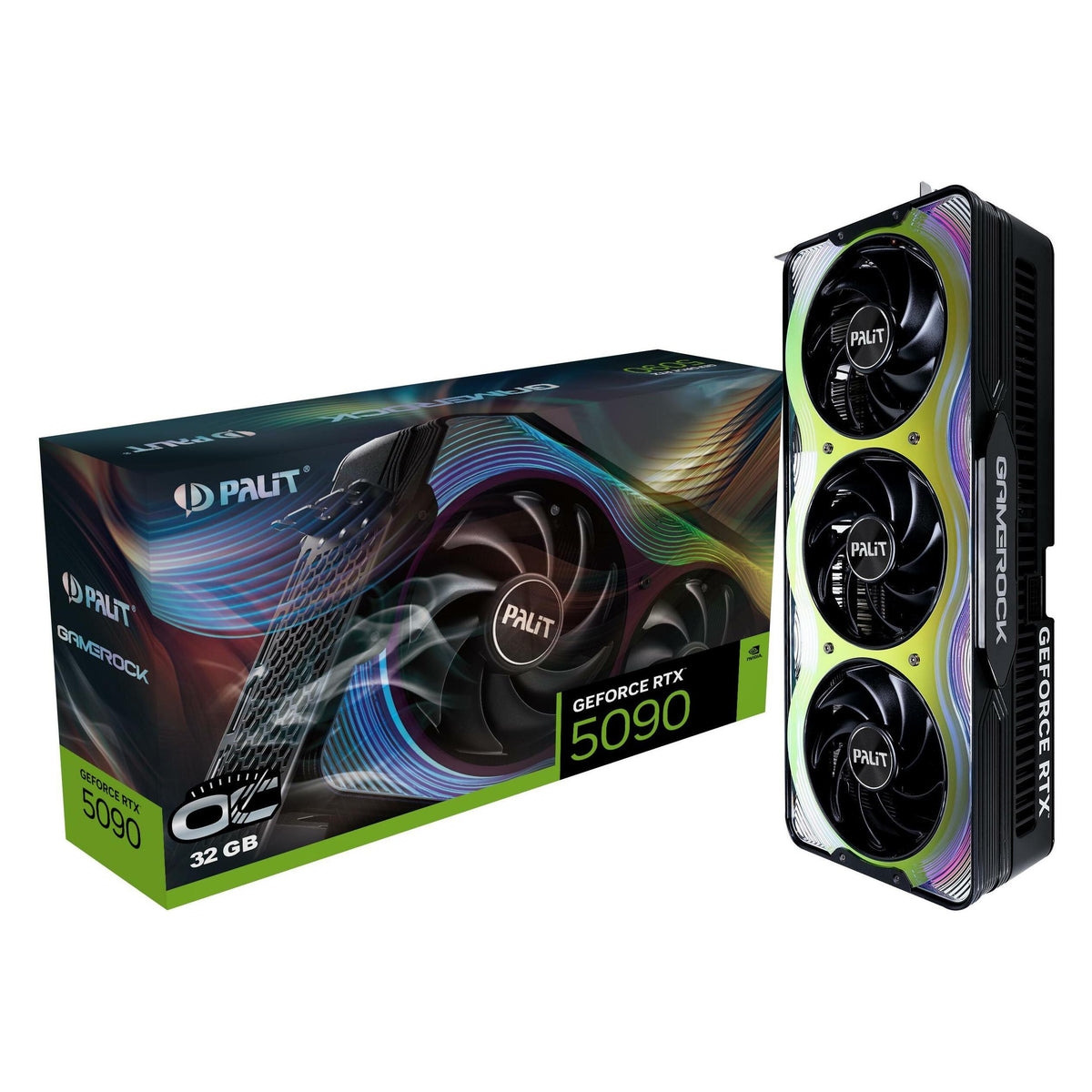 Palit GeForce RTX 5090 GameRock OC (32 Go, GDDR7)