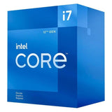 Intel CPU||Desktop|Core i7|i7-12700F|Alder Lake|2100 MHz|Cores 12|25MB|Socket LGA1700|180 Watts|BOX|B (LGA 1700, 2.10 GHz, 12 -Core)