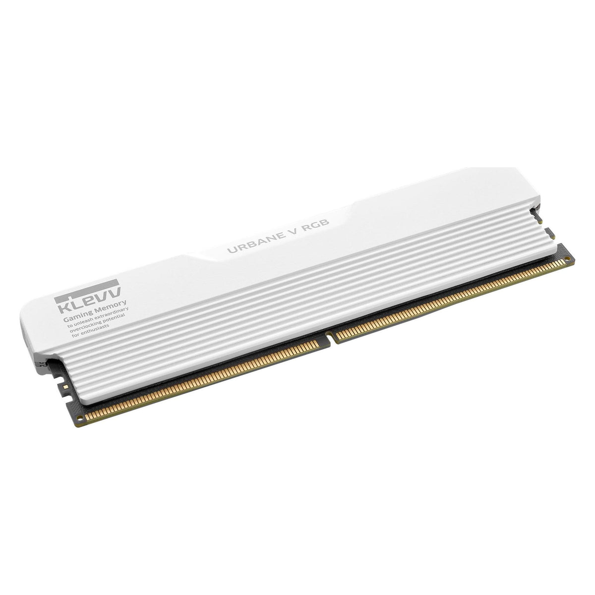 Klevv 32GB (16GBx2) URBANE V RGB 6000MHz CL30 DDR5 Kit White (2 x 16GB, 6000 MHz, RAM DDR5, DIMM)