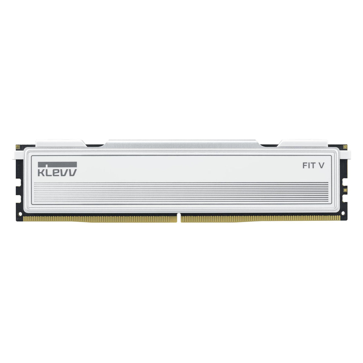 Klevv 32GB (16GBx2) FIT V 6400MHz CL30 DDR5 UDIMM Kit, White (2 x 16GB, 6400 MHz, RAM DDR5)