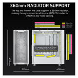 Corsair 3200D RS Mid-Tower Performance Case, White (ATX, mATX, Mini-ITX)