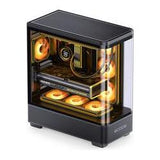 Jonsbo TK-5 Gehäuse, Midi-Tower, ATX, Tempered Glass - schwarz