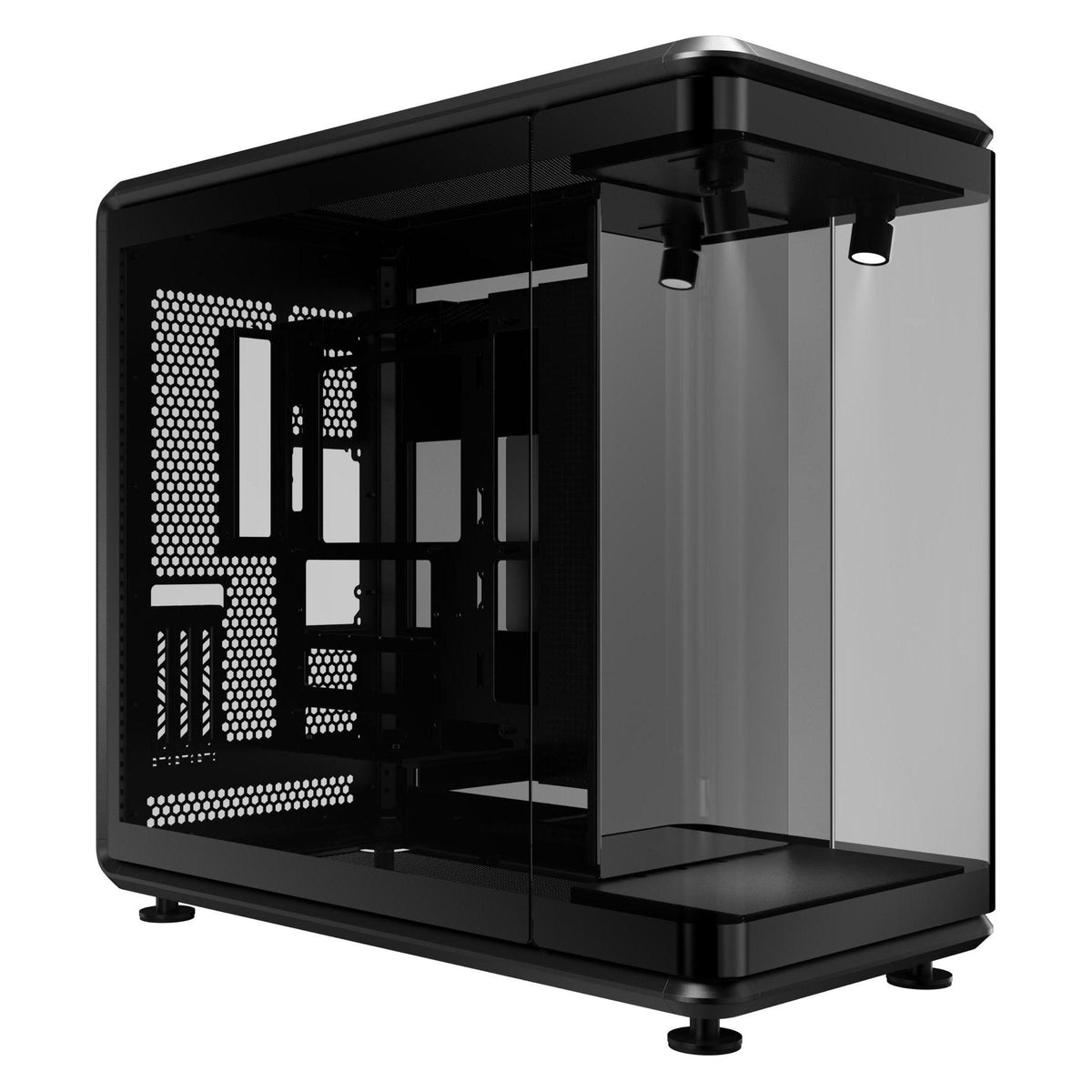 Cooler Master MasterFrame 360 Panorama (schwarz, Panorama-Glasdesign) (ATX, mATX, Mini-ITX)
