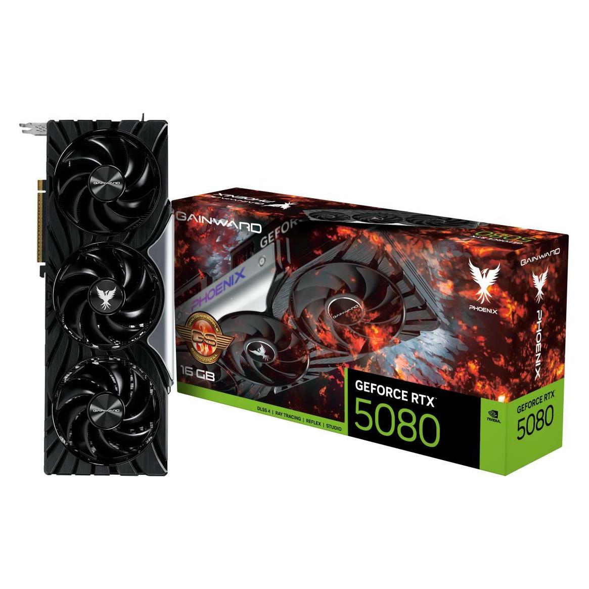 Gainward RTX5080 Phoenix GS V1 16GB GDDR7 HDMI 3x (16 Go, GDDR7)