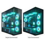 Arctic Case Xtender Vert.GPU Black Clear Glass (ATX, mATX, Mini-ITX)