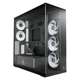 Arctic Case Xtender Vert.GPU Black Clear Glass (ATX, mATX, Mini-ITX)