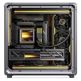 Jonsbo X400 PC-Gehäuse, Midi-Tower, ATX, Tempered Glass - grau (ATX, mATX, Mini-ITX)