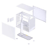 Jonsbo D32 STD Mesh PC-Gehäuse, Mini-Gehäuse, mATX - weiss (mATX, Mini-ITX)