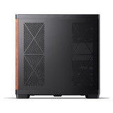 Jonsbo TK-4 Wood PC-Gehäuse, Midi-Tower, ATX, Tempered Glass - schwarz (ATX, ITX, Mini-ATX)