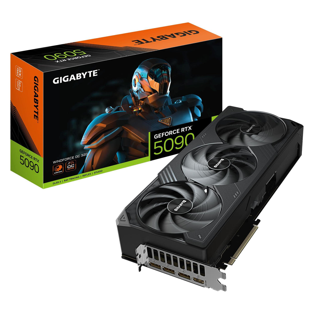 Gigabyte GeForce RTX 5090 WINDFORCE OC (32 Go, GDDR7)