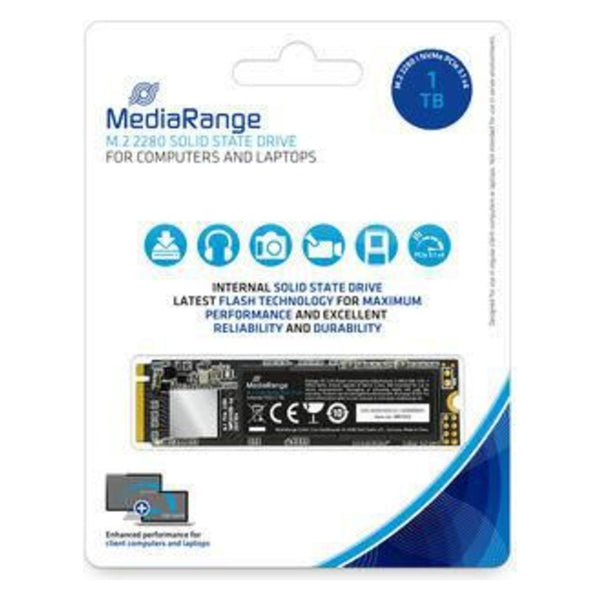 MediaRange Interne.M.2 SSD 2280 NVMe PCIe TLC Nand (1000 Go, M.2 2280)