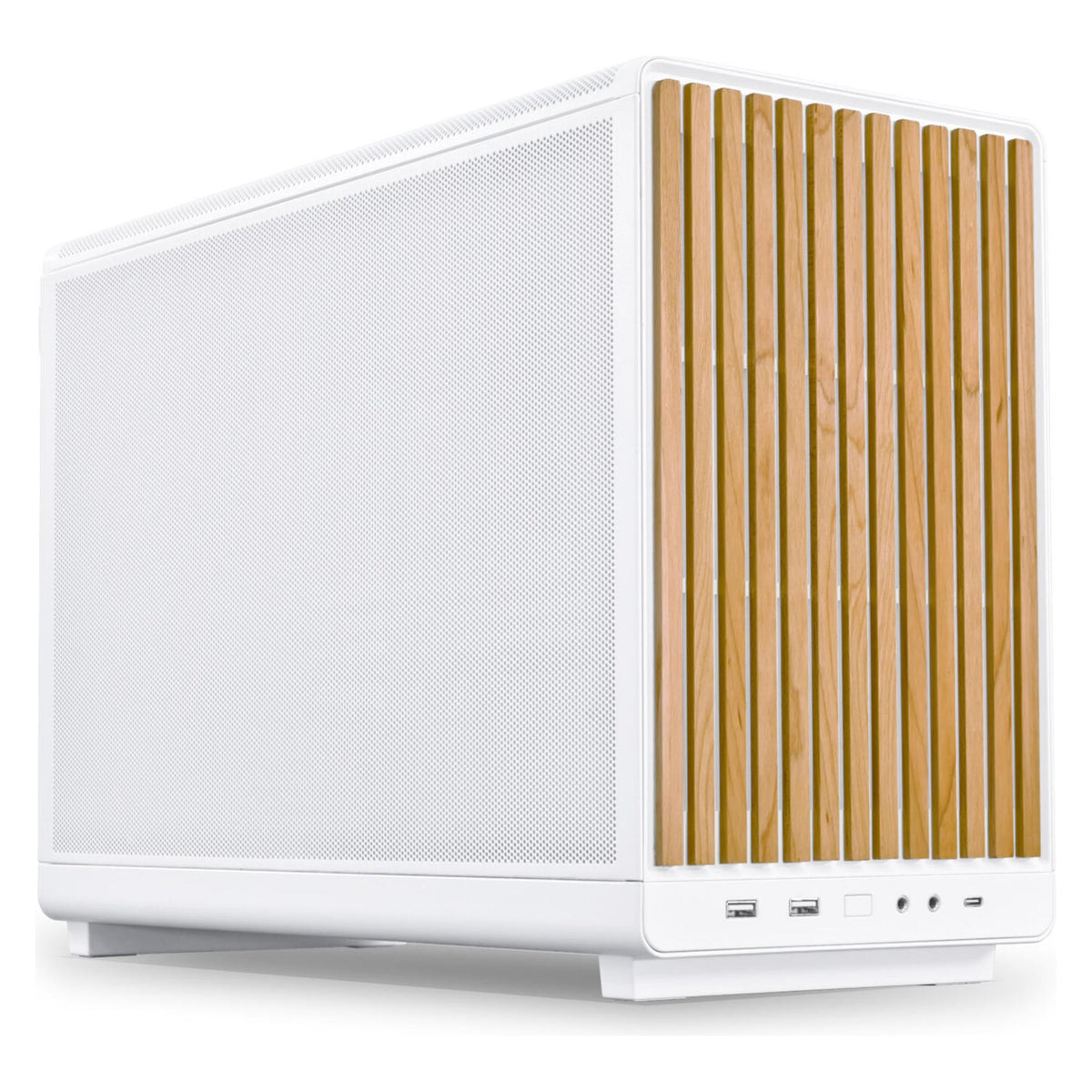 Lian-Li DAN Cases A3-mATX Wood Edition PC-Gehäuse, Micro-ATX - Buche, weiss (mATX, Mini-ITX)