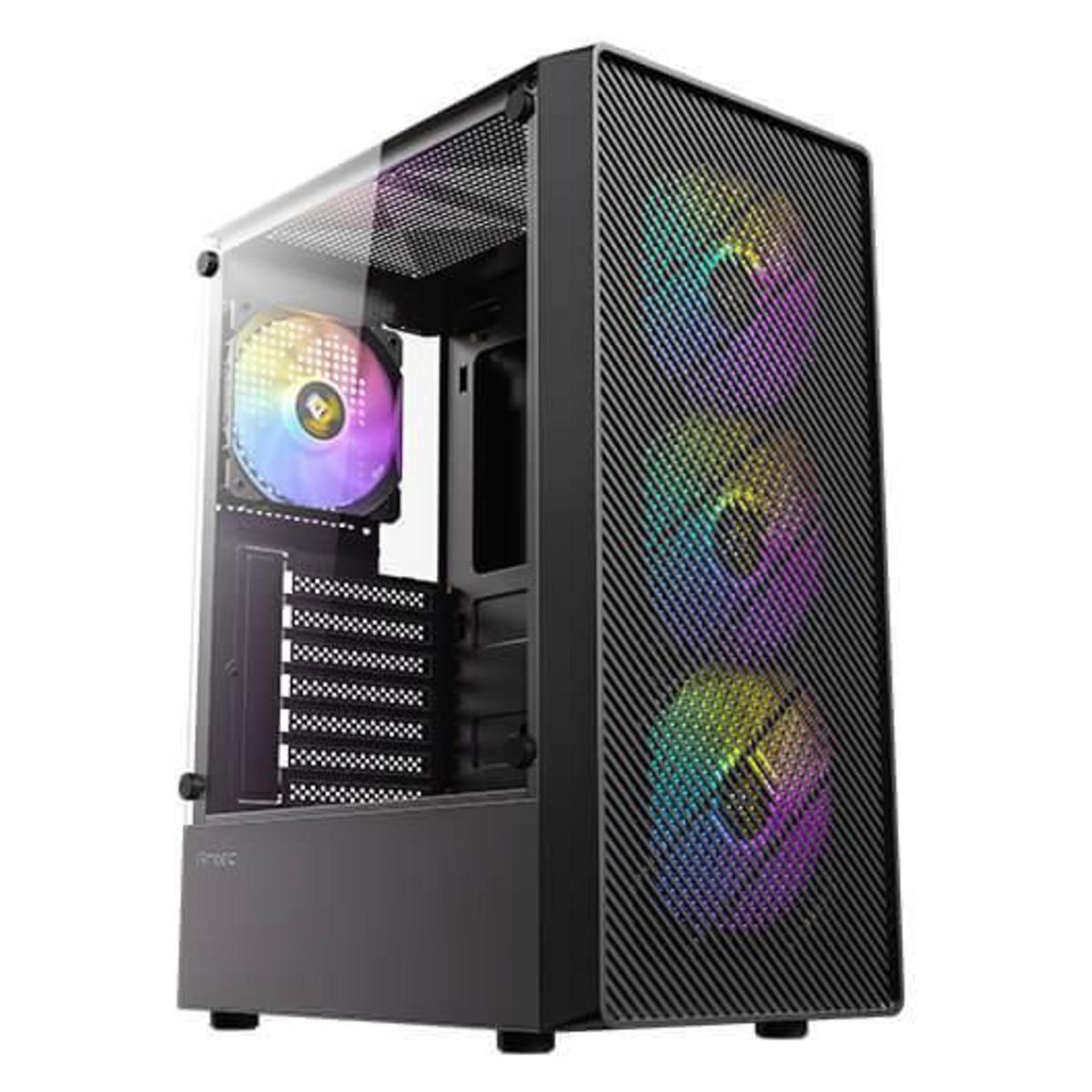 Antec Boitier Moyen Tour Atx Ax26 Elite RGB Avec Panneau Vitré (Noir)
