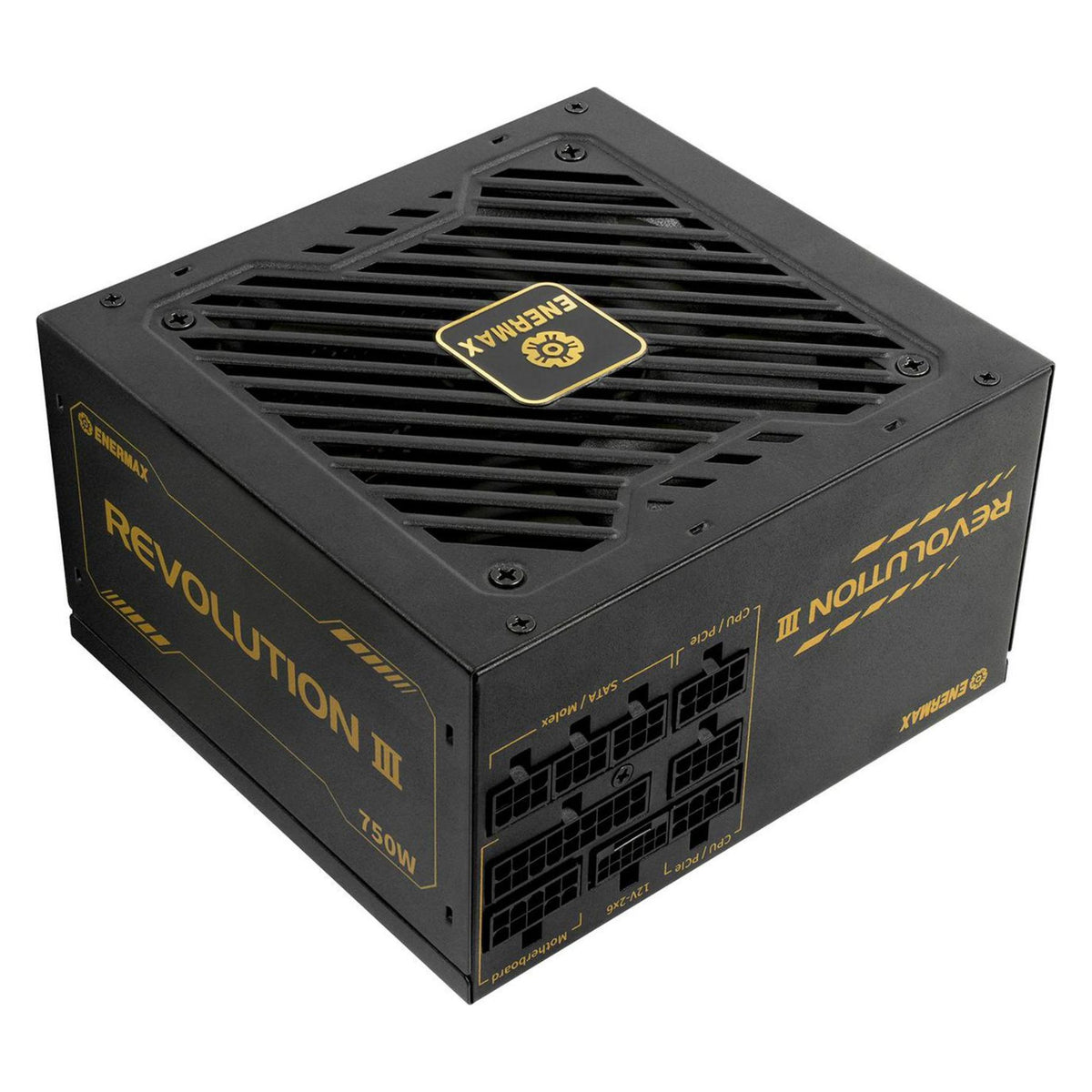 Enermax Power Supply 750W Revolution3 80+ Gold Black FULLMOD (750 W)
