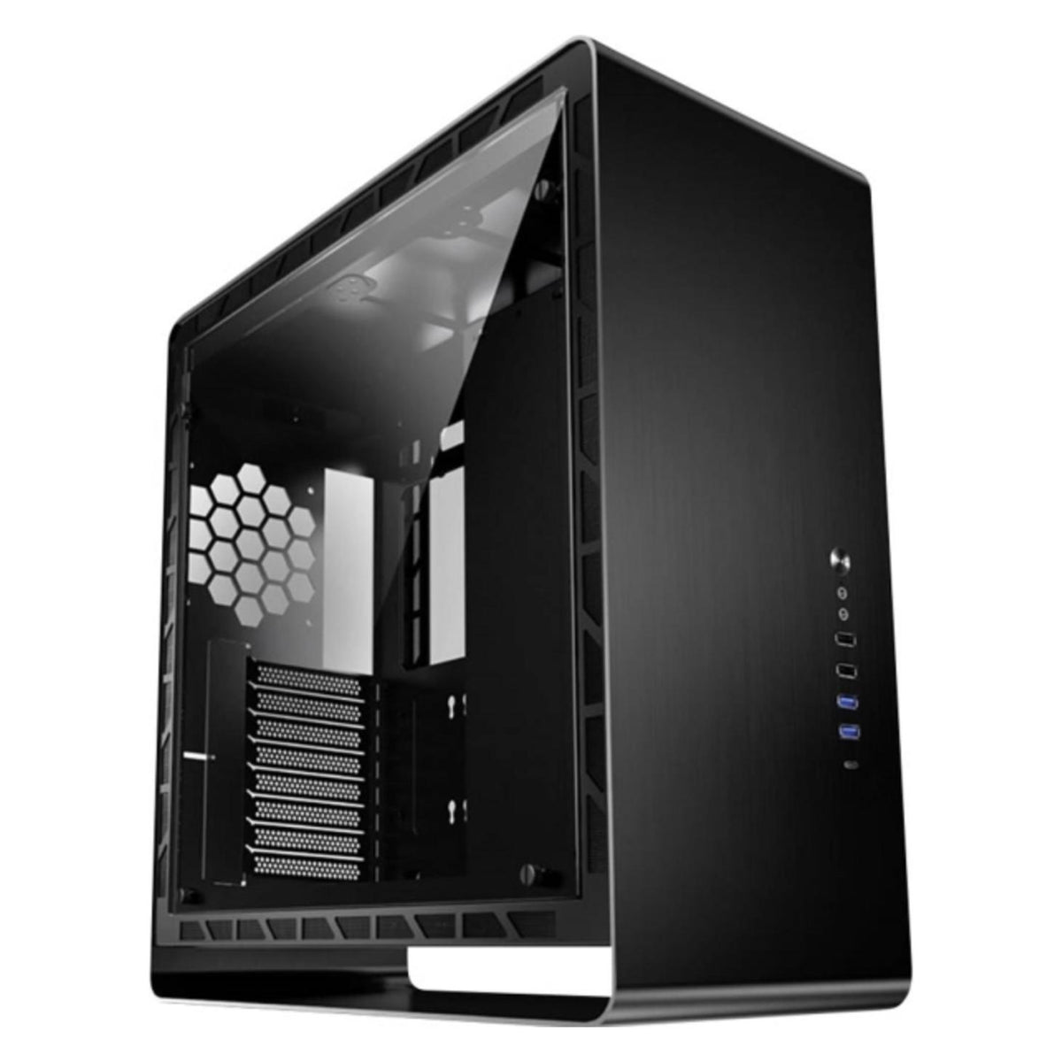 Jonsbo Le boîtier de l'UMX6 TG est noir (ATX, E-ATX, mATX, Mini-ITX)