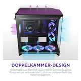 NZXT H9 Flow RGB+ (ATX, mATX, Mini-ITX)