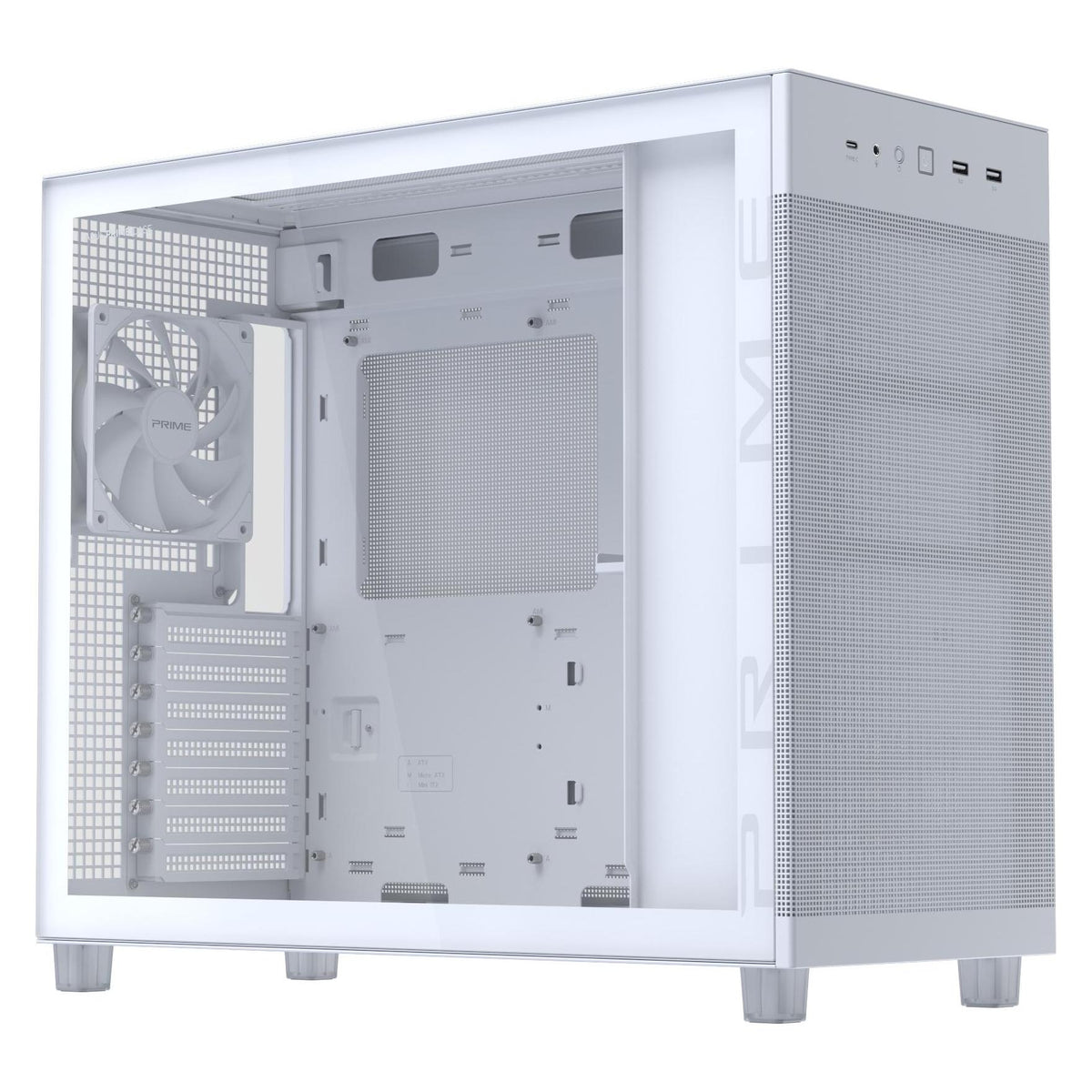 ASUS Geh PRIME AP303 TG WHITE (ATX, mATX, Mini-ITX)
