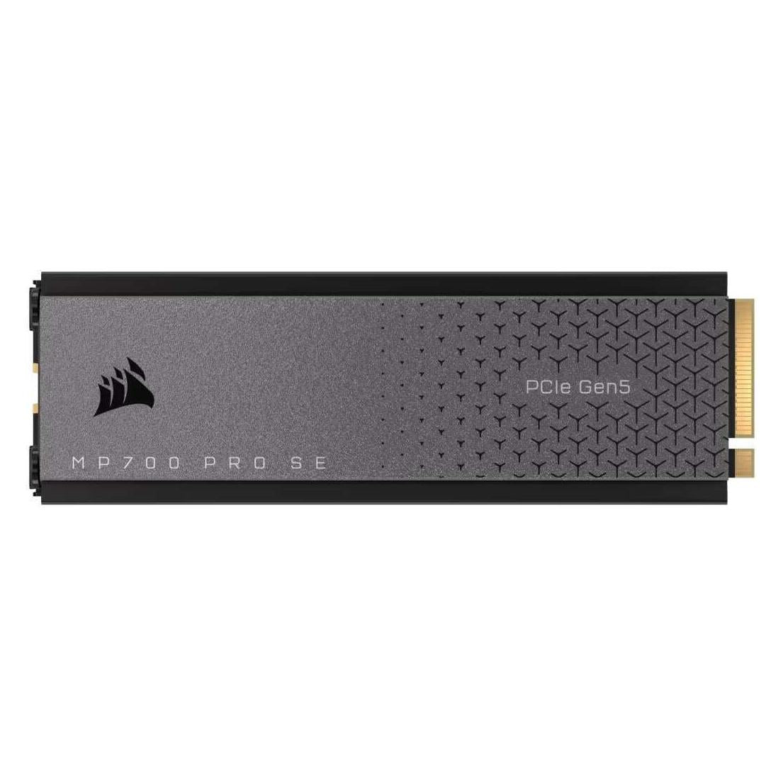 Corsair MP700 PRO SE 2TB NVMe PCIe M.2 SSD avec refroidisseur (2000 Go, M.2 2280)
