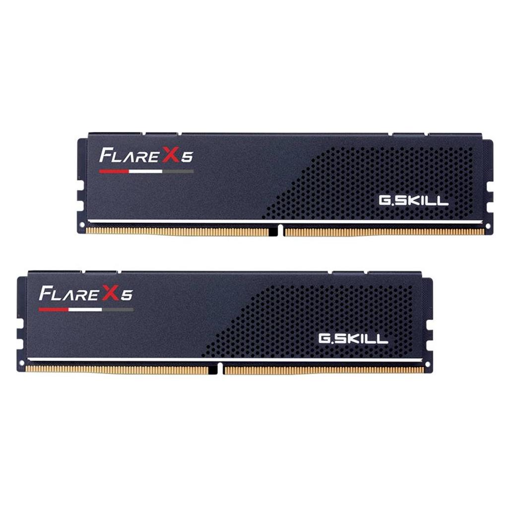 G.Skill DIMM 32 GB DDR5-6400 (2x 16 GB) Dual-Kit (noir, F5-6400J3239G16GX2-FX5, Flare X5, AMD EXPO) (2 x 16GB, 6400 MHz, RAM DDR5, DIMM)