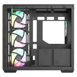 Thermaltake Geh View 380 WS Midi Tower "ARGB" Black retail (ATX, mATX, Mini-ITX)
