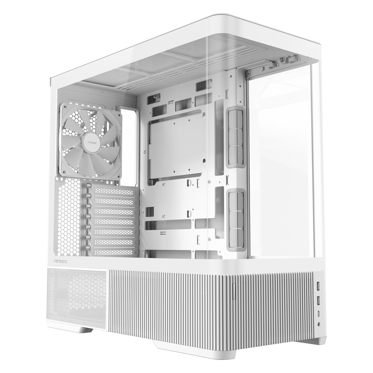 Antec C6 Curve Air Mid-Tower ATX Case, white (ATX, ITX, mATX)