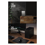 Lian-Li x DAN Cases A4-H2O PC-Gehäuse, Mini-Gehäuse, Mini-ITX, PCIe 5.0 Riser - schwarz