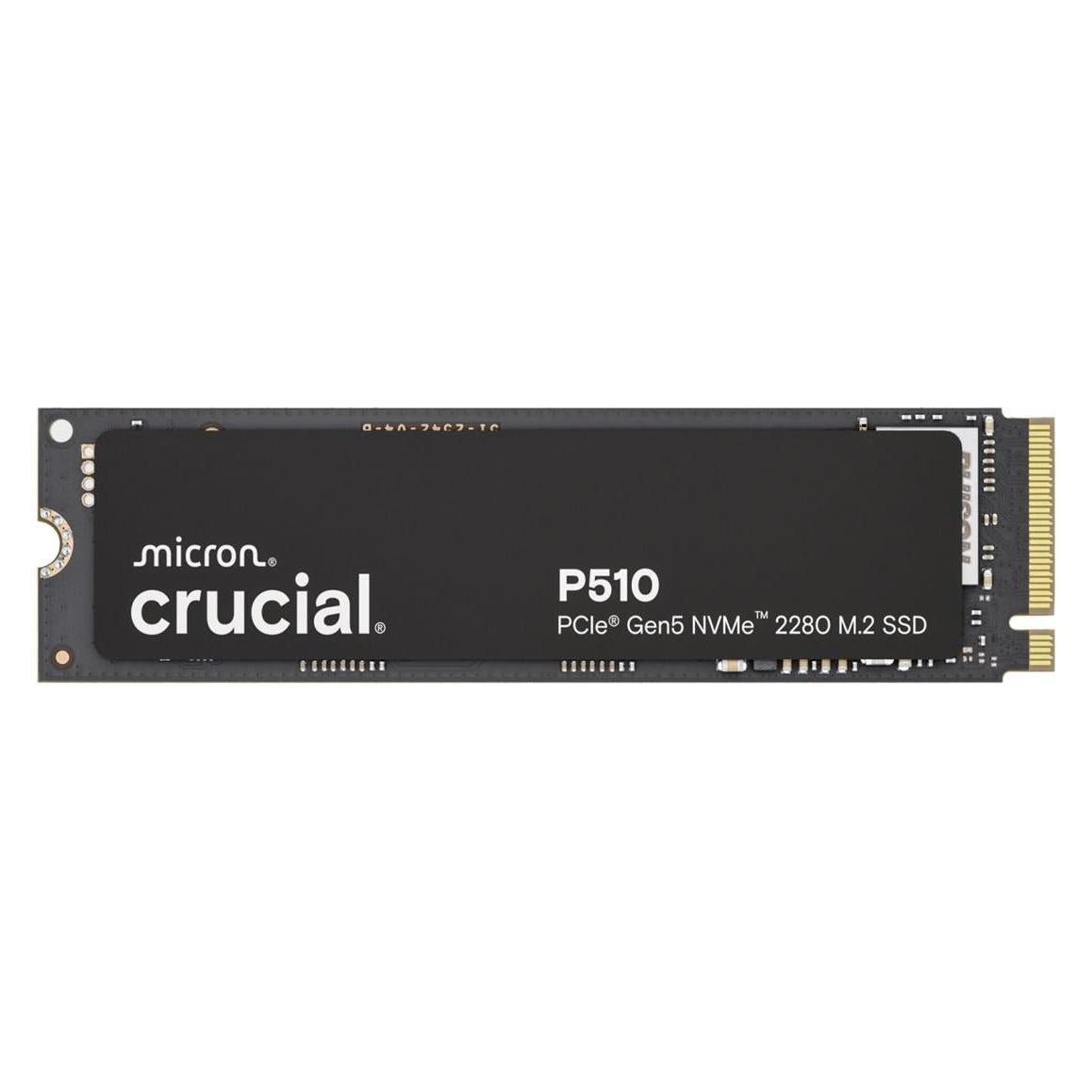 Crucial P510 1TB PCIE GEN5 NVME 2280 M.2 SSD (TRAY) (1000 Go, M.2 2280)