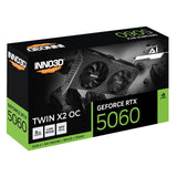 Inno3D Karta graf. RTX 5060 Twin X2 OC 8GB (8 Go, GDDR7)