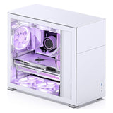Jonsbo D41 Boîtier ATX, verre trempé - blanc (ATX, mATX, Mini-ATX)