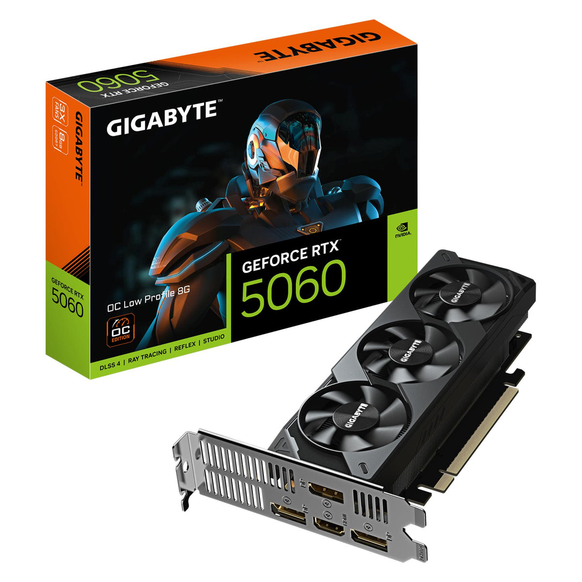 Gigabyte GeForce RTX 5060 OC Low Profile (8 Go, GDDR7)