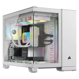 Corsair Boîtier iCUE 2500X RGB Midi TG blanc (mATX)
