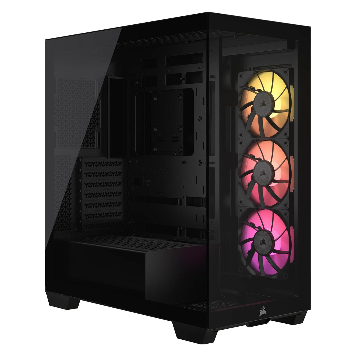 Corsair Affaire iCUE 3500X RGB Midi TG black BTF+ZERO (ATX, mATX, Mini-ITX)