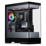 Phanteks Evolv S2 PC-Gehäuse, Midi-Tower, E-ATX, RGB, Tempered Glass - schwarz (ATX, E-ATX, mATX, Mini-ITX)