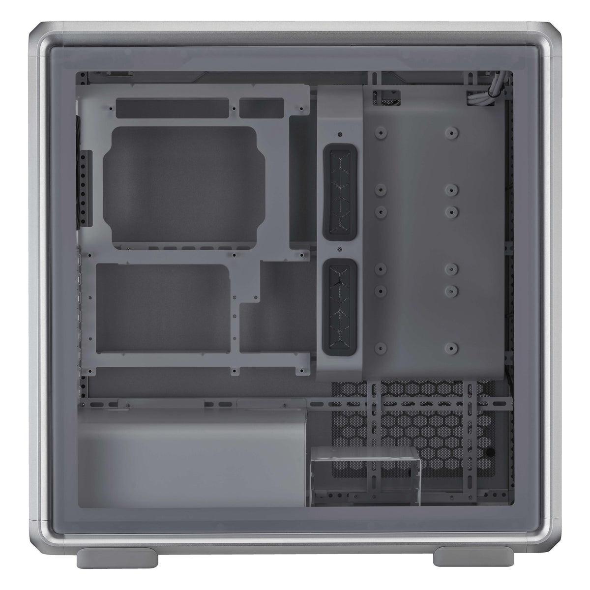 Cooler Master CoolerMaster Geh MasterFrame 600 Silber (ATX, E-ATX, ITX, mATX, Mini-DTX, Mini-ITX, SSI CEB)