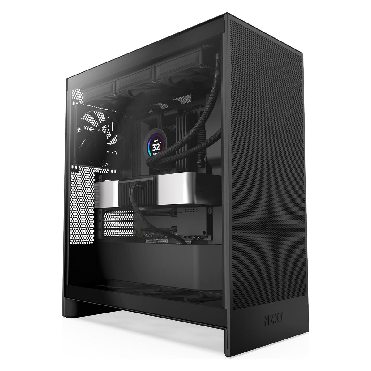NZXT H7 Flow (2024) Etui tour milieu noir (ATX, E-ATX, mATX, Mini-ITX)
